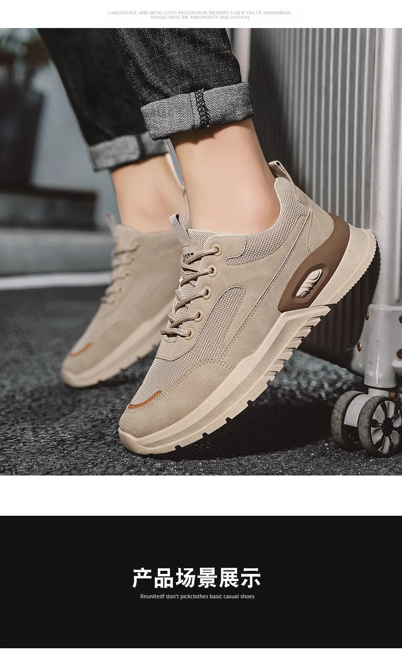 2024summer Fashion Men Sneakers Spring All-match Casual Shoes Outdoor Running Increase Platform Shoes Sapatos Formais Masculinos - Clikcy