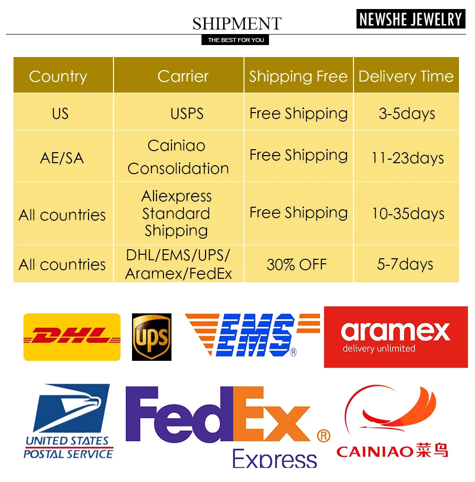 Newshe 14k Yellow Gold Bridal Ring Set for Women 2Ct Round Cut AAAAA Cubic Zircon Wedding Engagement Anniversary Band BR1167_Y - Clikcy