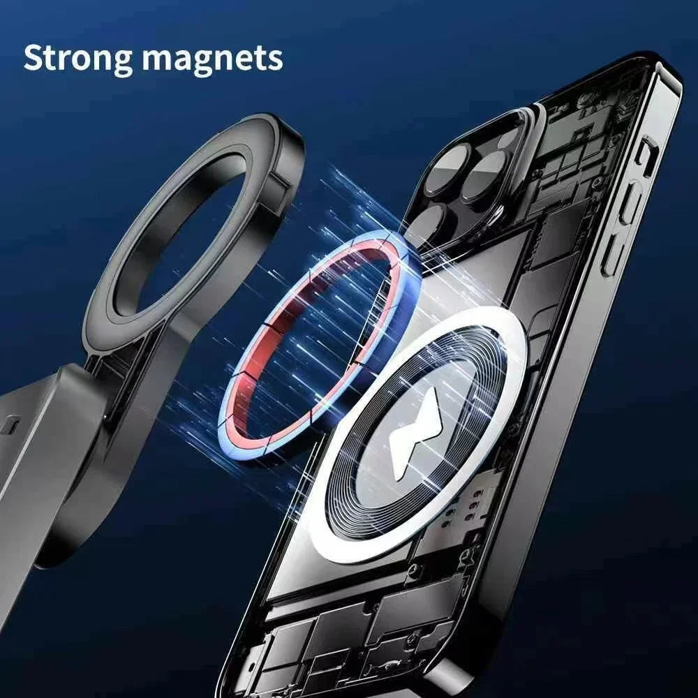 4-in-1 Multi-function Selfie Stick with Wireless Remote Control | Magnetic, Cell Phone Clip Dual Combination, 360° Rotation - Clikcy