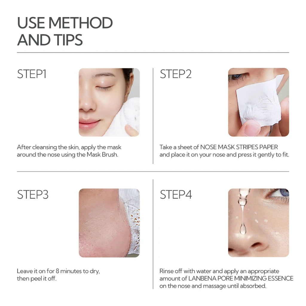 LANBENA New Style  Blackhead Remover Nose Mask Pore Strip Black Mask Peeling  Black Deep Cleansing Skin Care Beauty Health - Clikcy