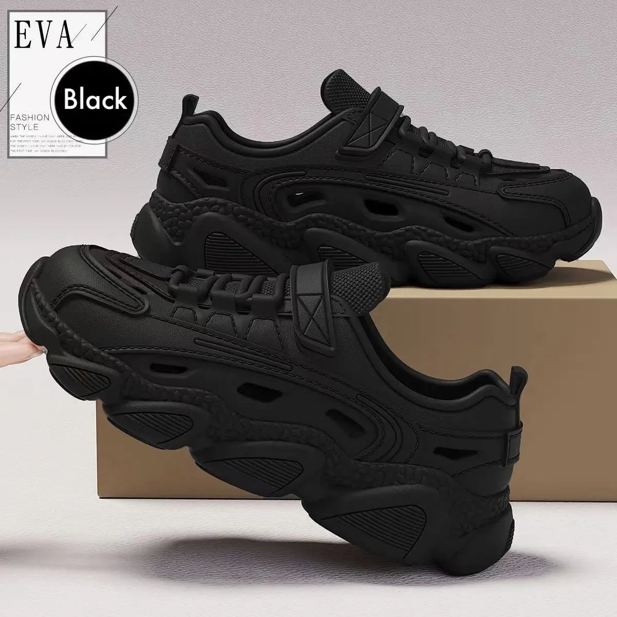 Men's Trendy Eva Sandals Summer Outer Wear Thick Bottom Anti-slip Breathable Cool Shoes Beach Slippers For Men - Clikcy