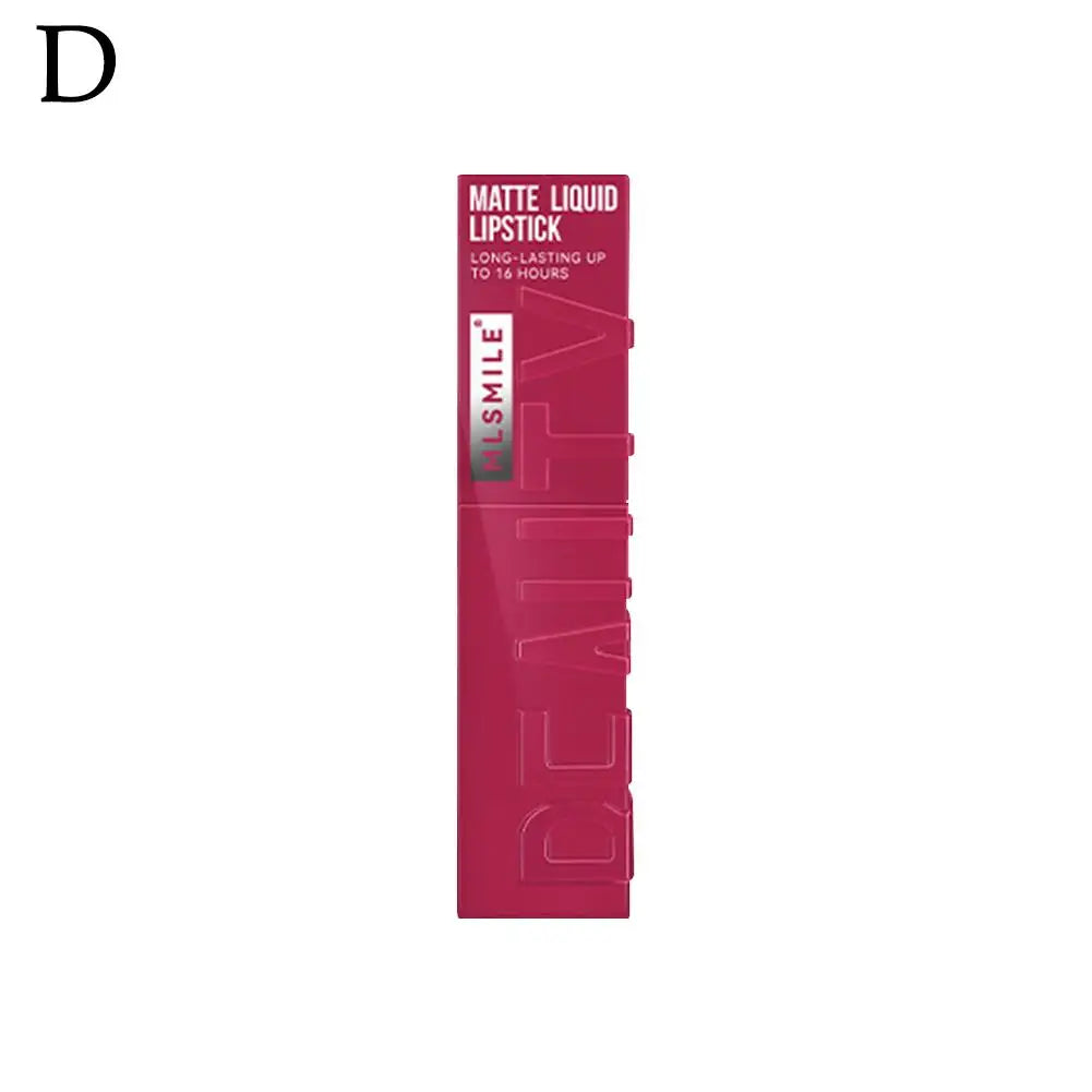 6 Colors Matte Nude Liquid Lipsticks Non-stick Cup Long Lasting Velvet Lip Gloss Not Fading Lip Tint Korean Cosmetics Lip Makeup - Clikcy