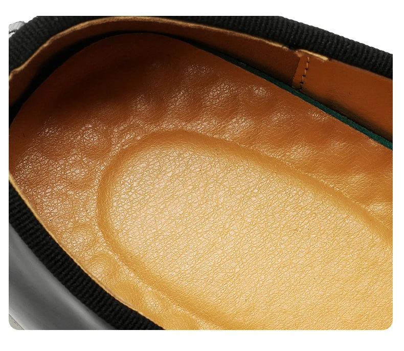 Hight Quality Casual White Leather Shoes For Men New Platform Walking White Sneakers Male British Style Loafers Yuppie Men 2025 - Clikcy