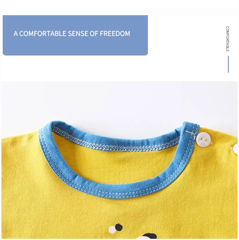 Kids Clothes Children's Sets Boys Girl T-shirt Shorts 2PCS Summer Cotton Short sleeve Baby Children Clothing Toddler Suit - Clikcy