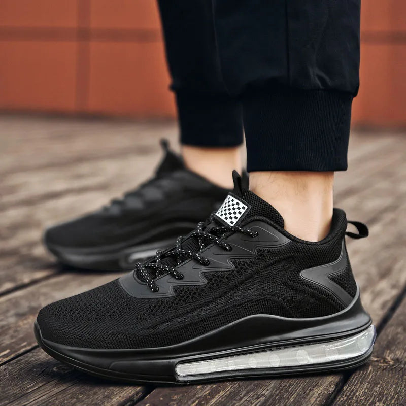 Men's casual sports shoes, men's running shoes, air cushion, men's spring and autumn new fashion, breathable soft soles - Clikcy