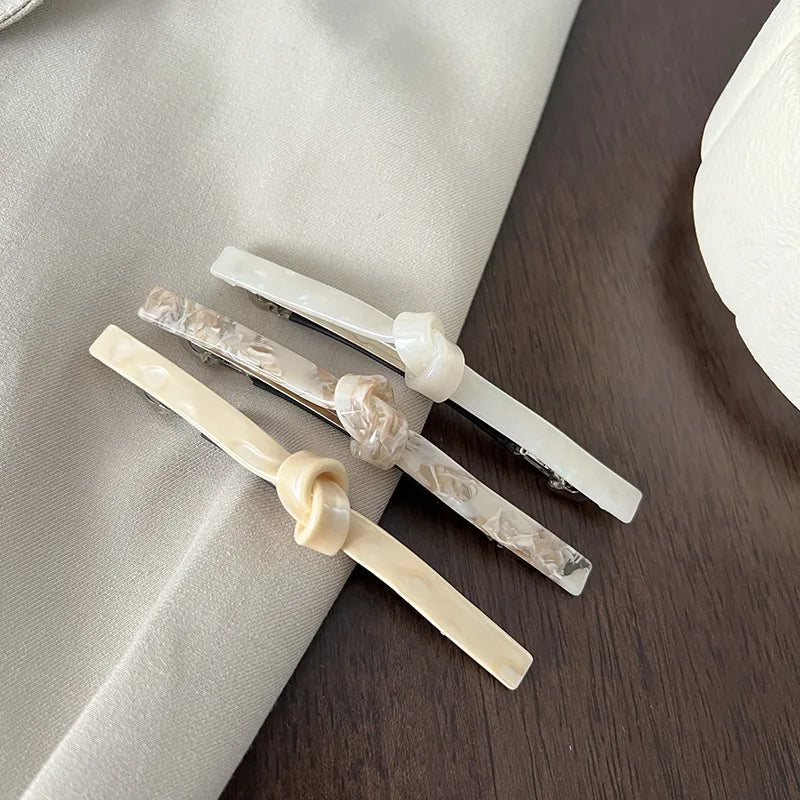 Ruoshui Woman Acetate French Bow Hair Claws Barrettes Hair Trendy Lady Hair Accessories Spring Clip Hairgrip Headwear - Clikcy