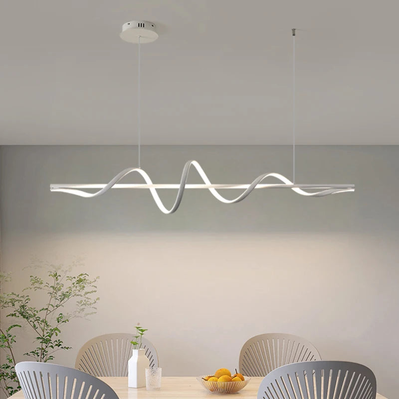 Modern LED Pendant Lights Dining Table Ceiling Chandelier Home Decoration Living Room Hanging Lamps Kitchen Bar Lusters Fixtures - Clikcy