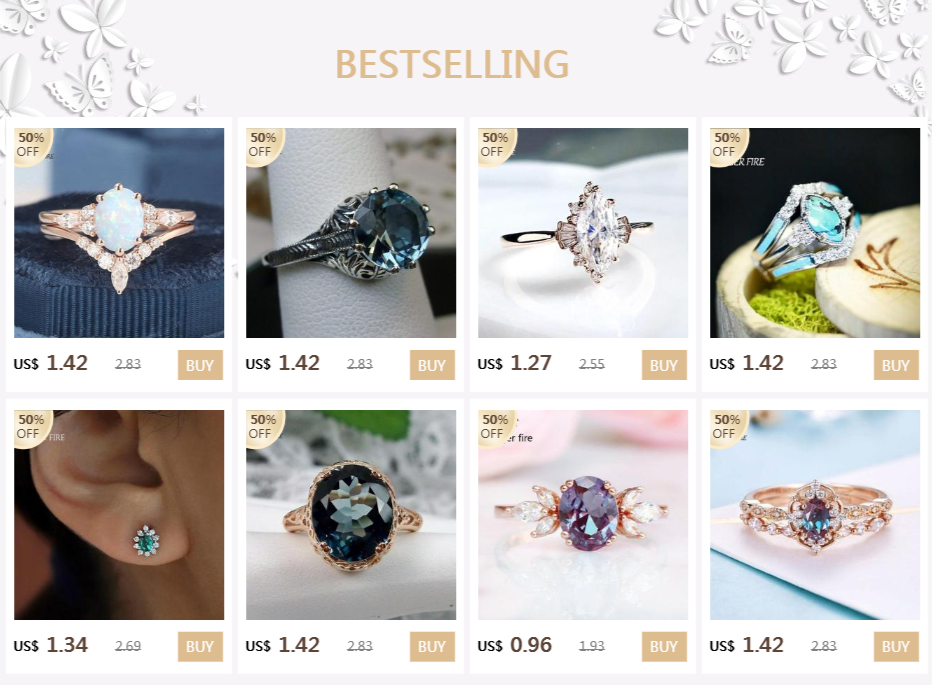 Fashion Simple Gold Plated Glossy Ring Classic Couple Banquet Exquisite Jewelry - Clikcy