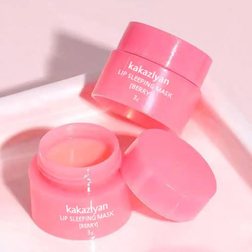 3g South Korea Lip Sleep Mask Night Sleep Maintenance Moisturizing Lip Gloss Bleach Cream Nourishing Lip Care Lip Balm - Clikcy
