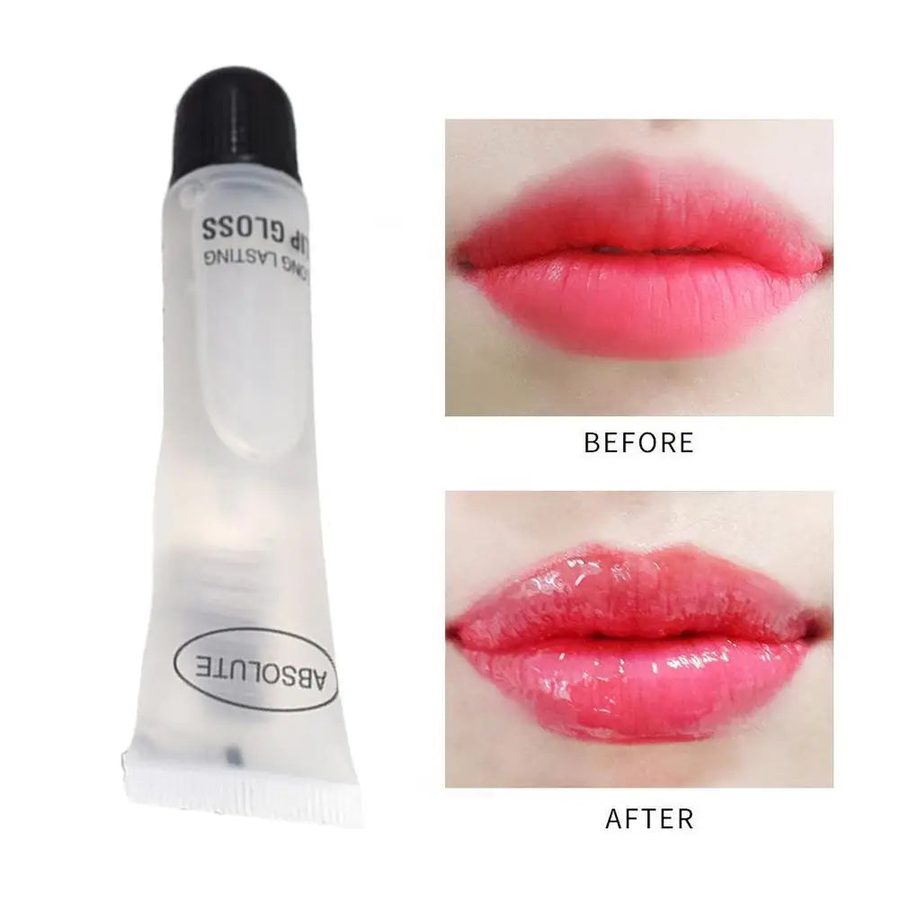 10pcs Big Lips Plumper Moisturizer Plumper Lip Gloss Long Lasting Sexy Big Lips Pump Transparent Waterproof Volume Lip Clear - Clikcy