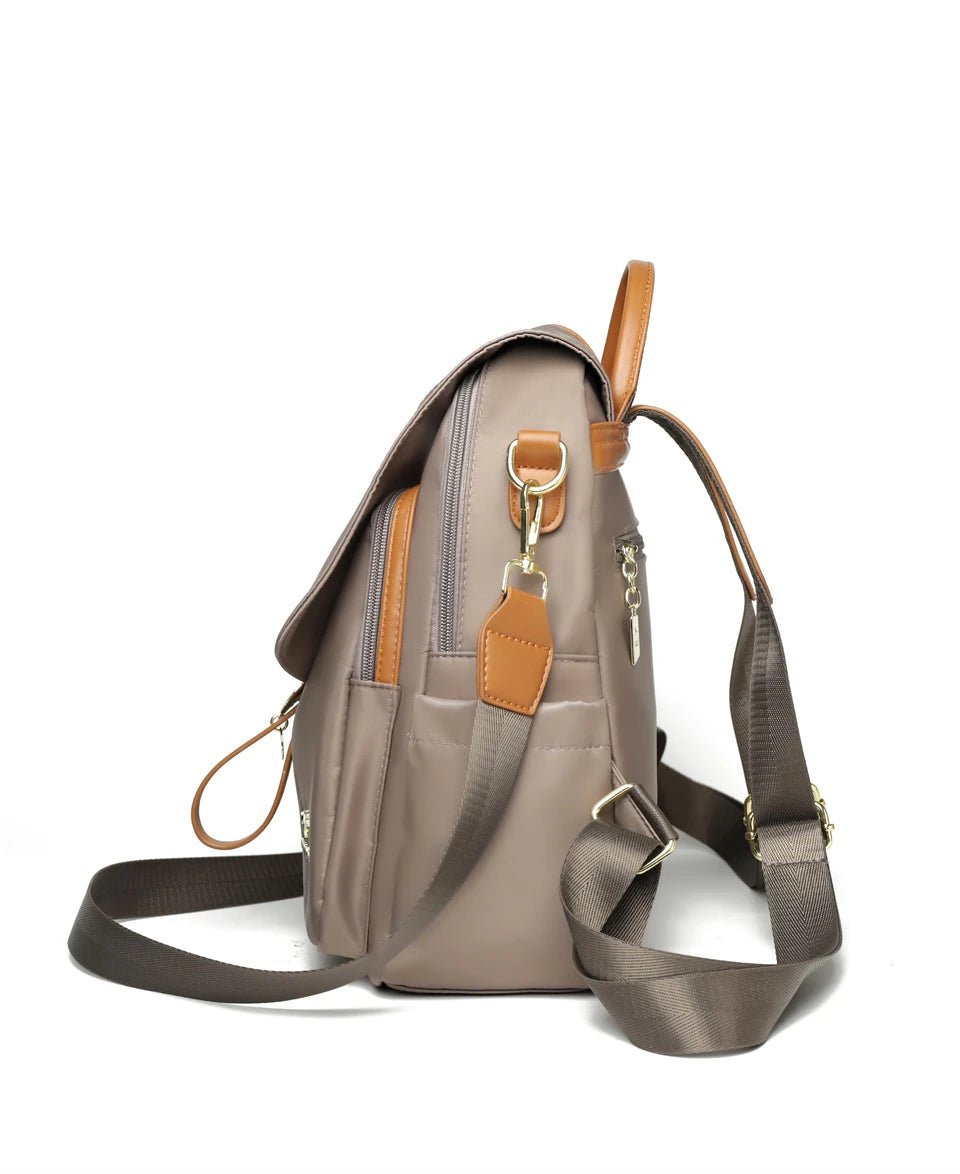 Cute Pendant Backpack Women Waterproof Nylon Back Pack Fashion College Daypack High Capacity School Bag for Girls Travel Bag - Clikcy