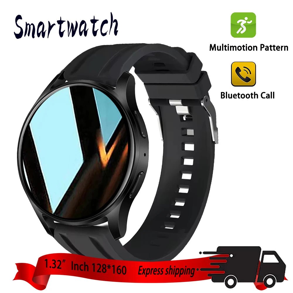 2025 New Business Smartwatch Men 1.32" inch Bluetooth Call Fitness Tracker Smart Wearable Women Wireless Call Watch Android IOS - Clikcy