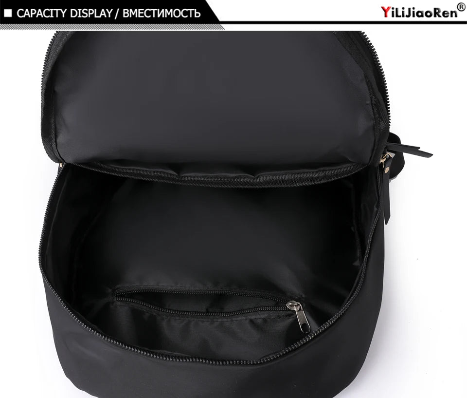 Large Capacity Backpack Woman Waterproof Nylon Back Pack for Women Fashion Ladies Multifunctional Bagpack Outdoor Travel Bag - Clikcy