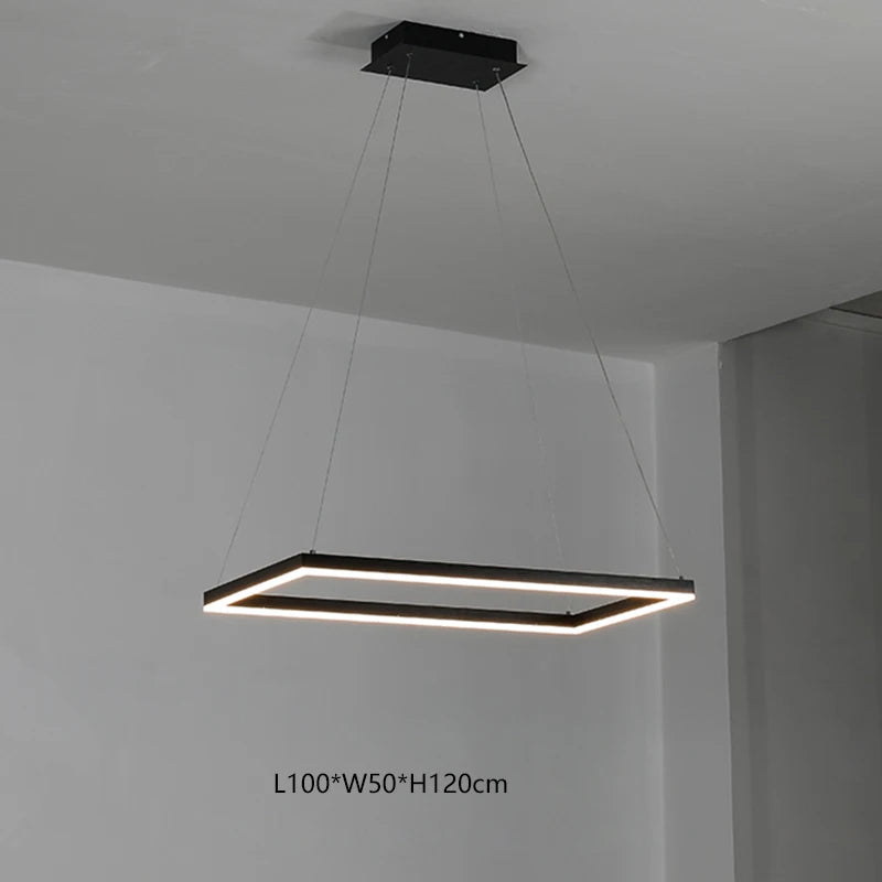 Living room pendant lamp 2024 new simple modern atmosphere hall main lamp Nordic creative designer restaurant lamp - Clikcy