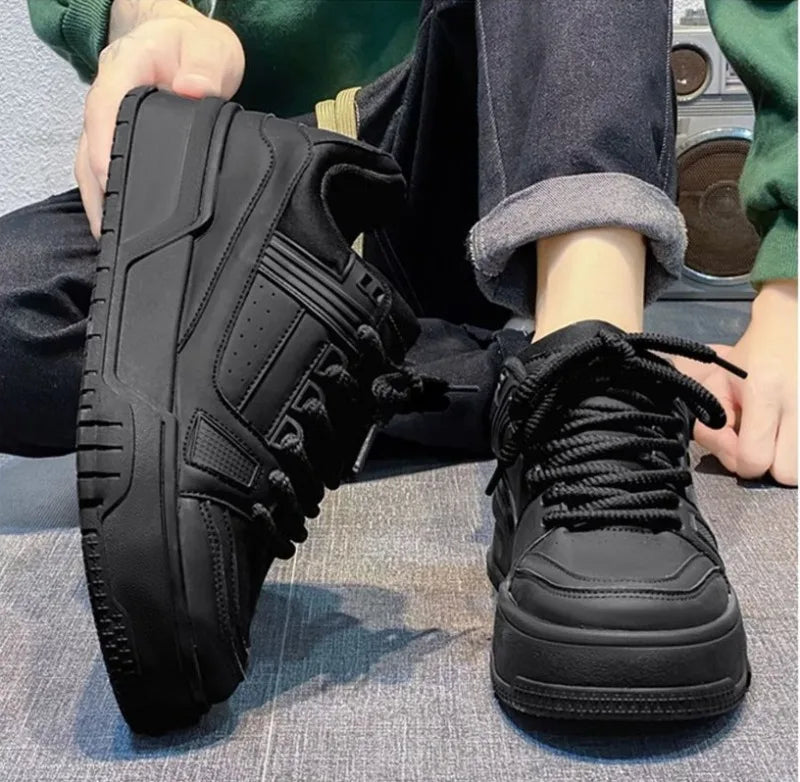 Autumn Youth Men Skateboard Shoes Fashion Versatile Comfortable Platform Casual Sports Shoes Man Vulcanized Shoe Tenis Masculino
