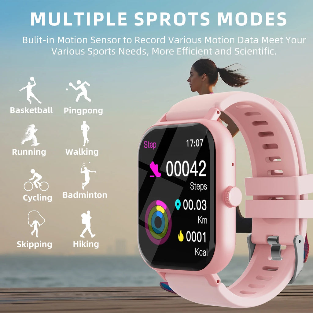 Smart Watch Sport Music Display Message Wrist Watch Sleep Heart Rate Monitoring Gifts Women 2025 Smartwatches Men Fitness Wrist - Clikcy