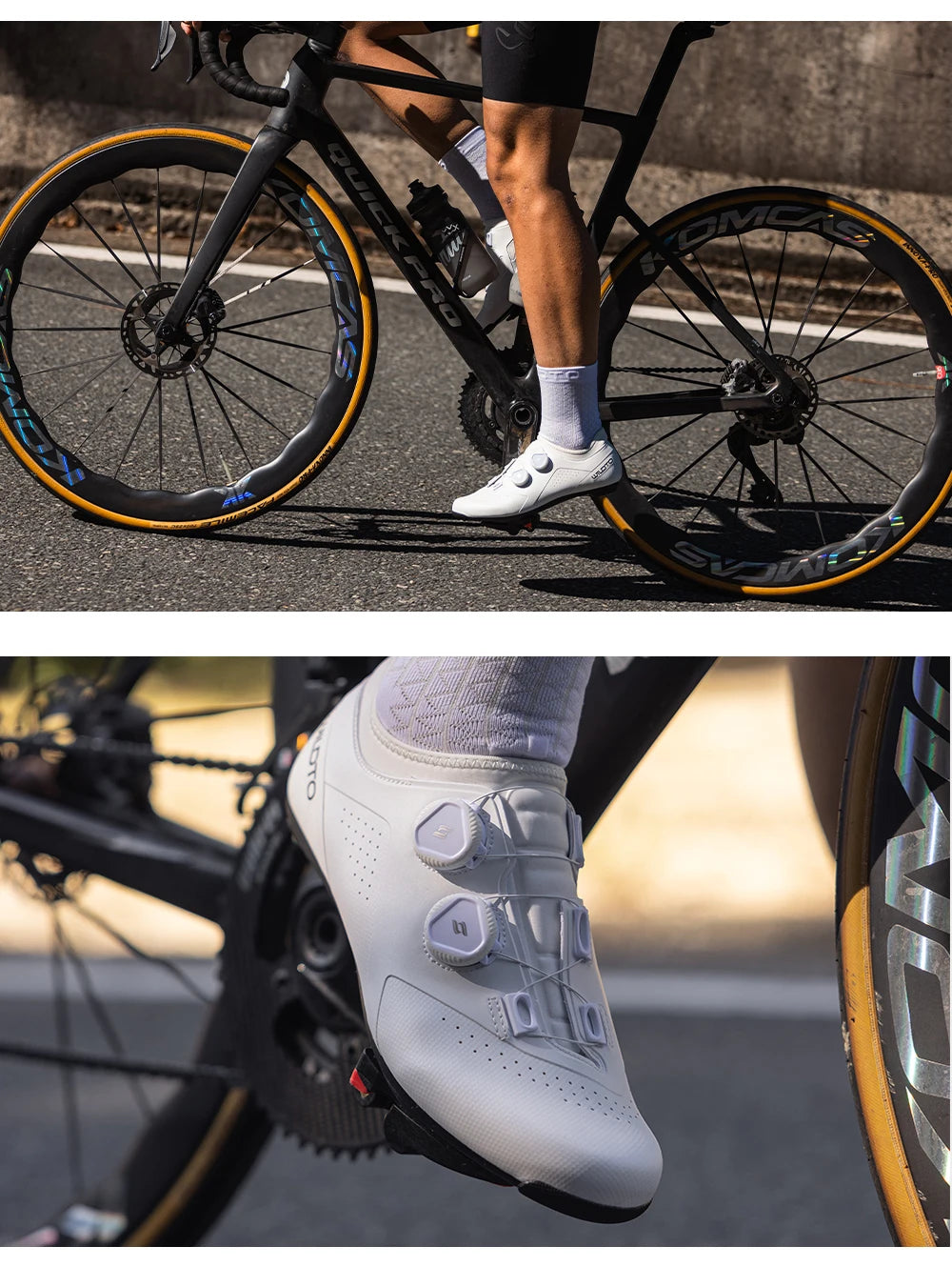 WILDTO Cycling Shoes Mens Road Bike Shoes Flat Speed New Hardness9 Glass Fiber Professional Cycling Sneakers SPD Cleats Footwear - Clikcy