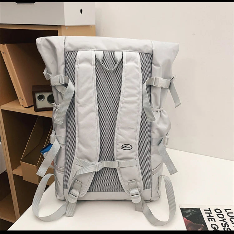 High Street Backpack for Men Women New Streetwear Bags Fashion Backpack Outdoor Leisure Unisex Couple Large Capacity Backpacks - Clikcy