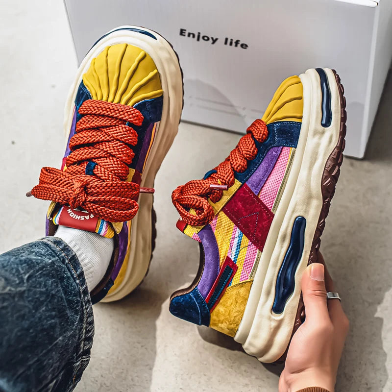 Shoes men Sneakers Male casual Mens Shoes tenis Luxury shoes Trainer Race Breathable Shoes fashion loafers running Shoes for men - Clikcy