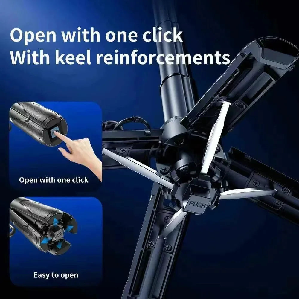 4-in-1 Multi-function Selfie Stick with Wireless Remote Control | Magnetic, Cell Phone Clip Dual Combination, 360° Rotation - Clikcy