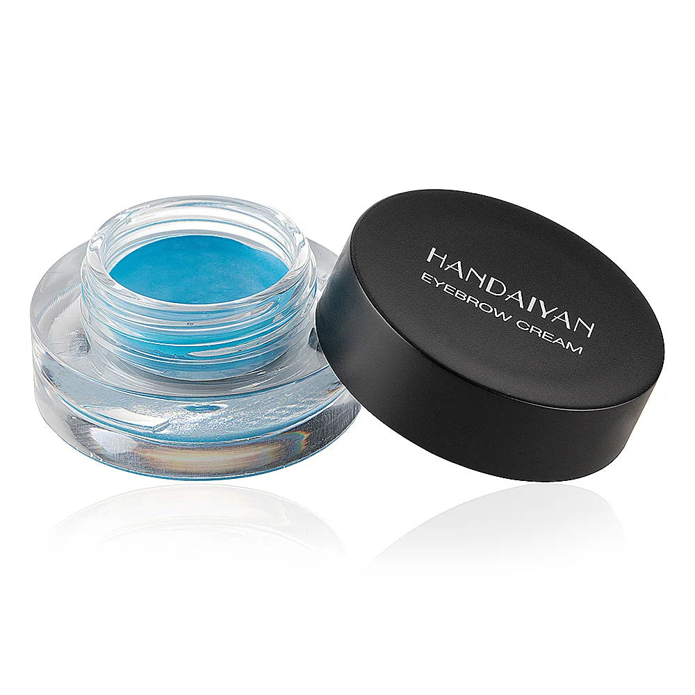 Colorful Eyebrow Gel Eyebrow Dye Glue 12 Colors Rainbow No Fading Dye Eye Brow Paint with Brush Lasting Brow Makeup Cosmetics