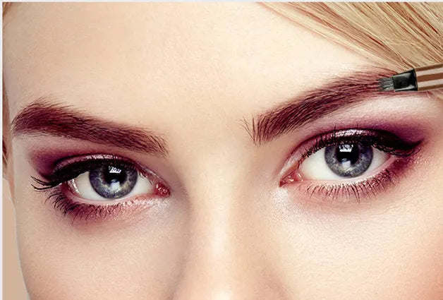 4 Splitted Head Eyebrow Pencil Long Last Smudge Proof Waterproof Sweat Proof High Pigmented Easy Applying Liquid Eyebrow Pencil - Clikcy