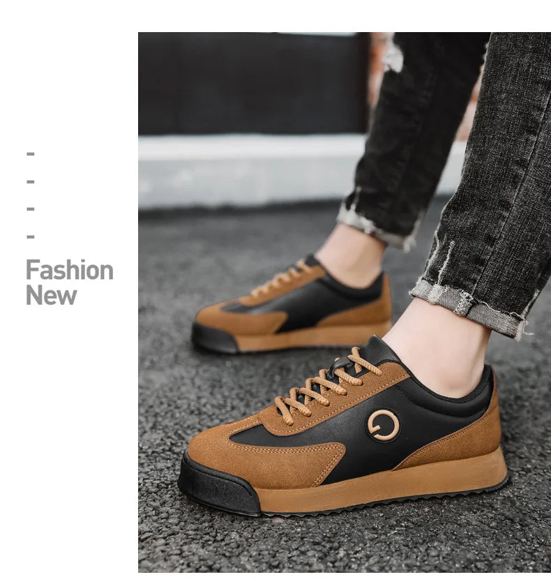Luxury Men's Casual Shoes 2024 New High Quality Leather Shoes for Men Fashion Comfortable Sports Shoe Outdoor Men's Tennis Shoes