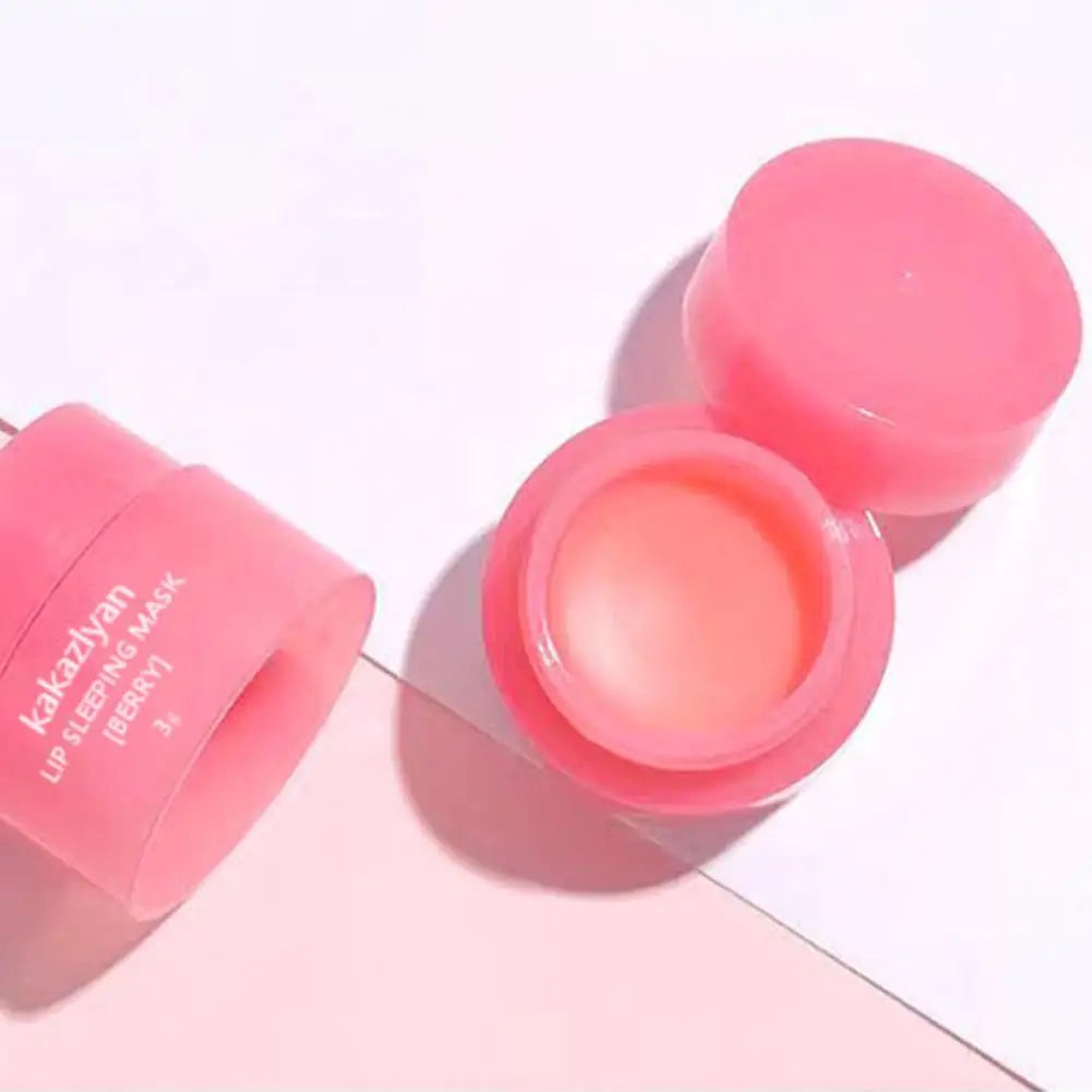 3g South Korea Lip Sleep Mask Night Sleep Maintenance Moisturizing Lip Gloss Bleach Cream Nourishing Lip Care Lip Balm - Clikcy
