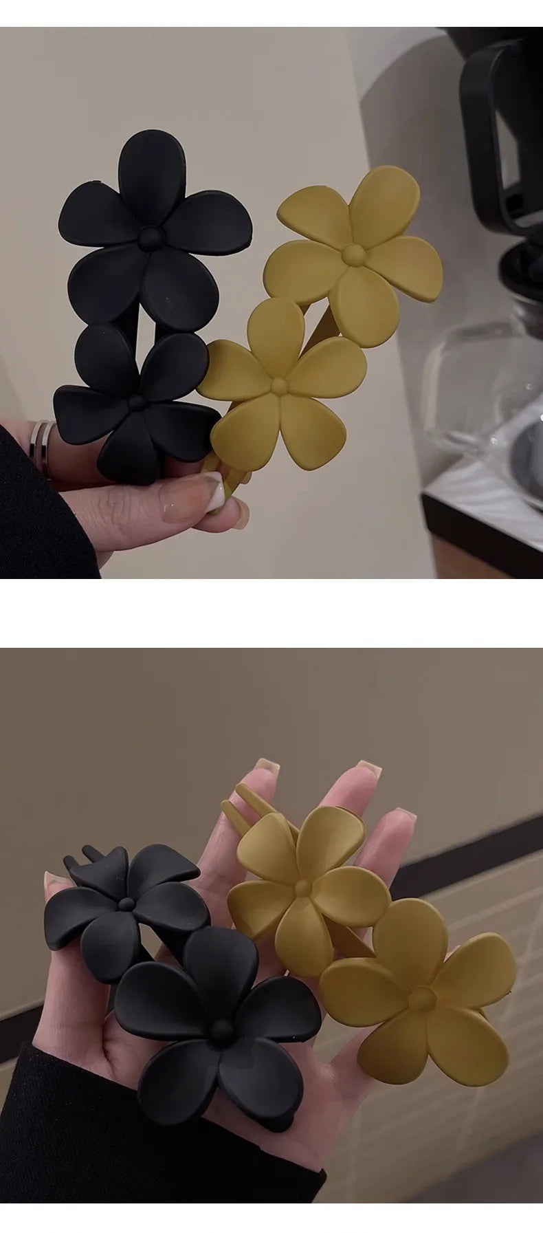 New Hair Clips Accessories Elegant Fashion Frosted Butterfly Flower Barrettes Women Simplicity Hairpins Simple Duckbill Headwear - Clikcy