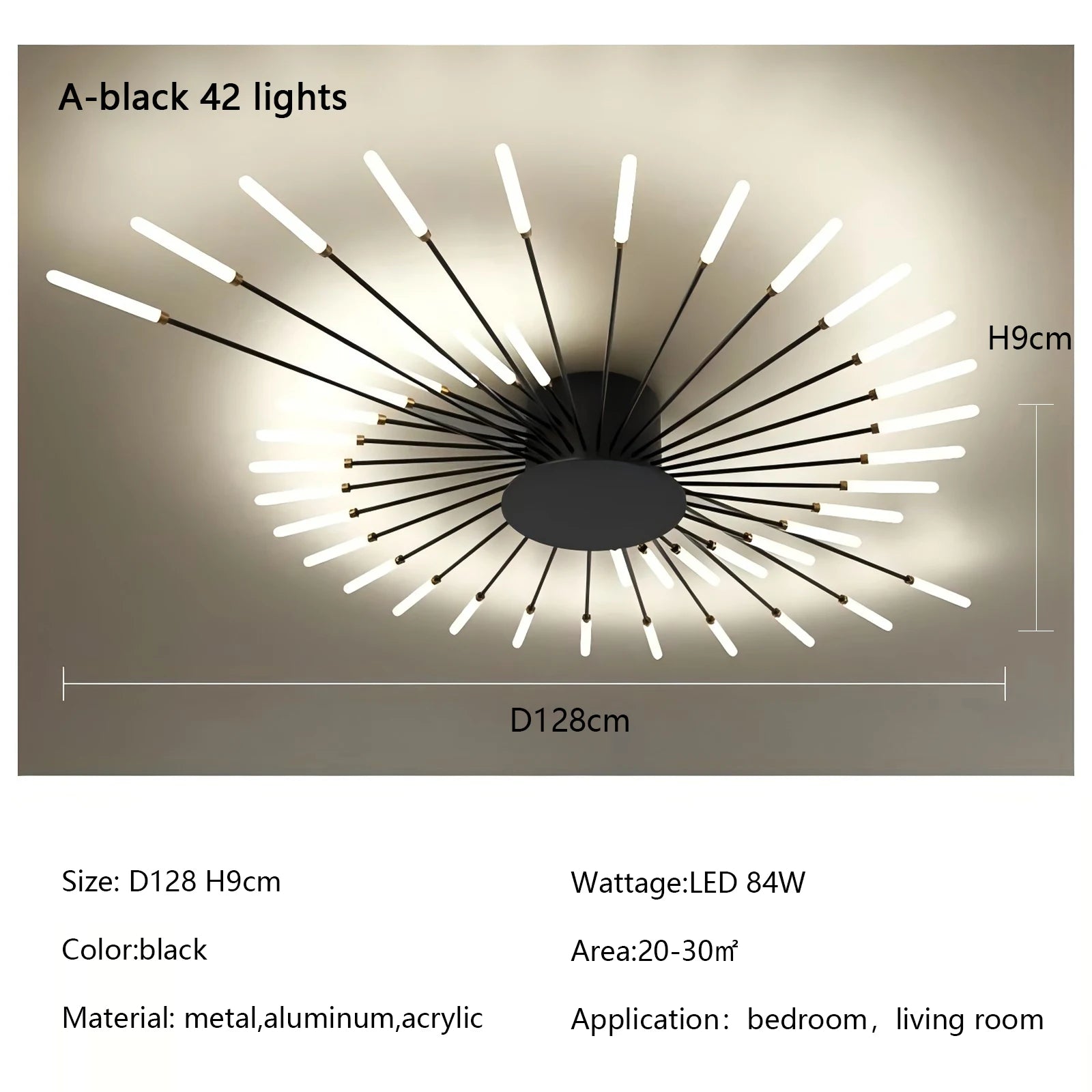 Modern Creativity Fireworks Led Ceiling Lights Living Dining Room Ceiling Chandeliers Lighting Bedroom Luster Lamps Luminaire