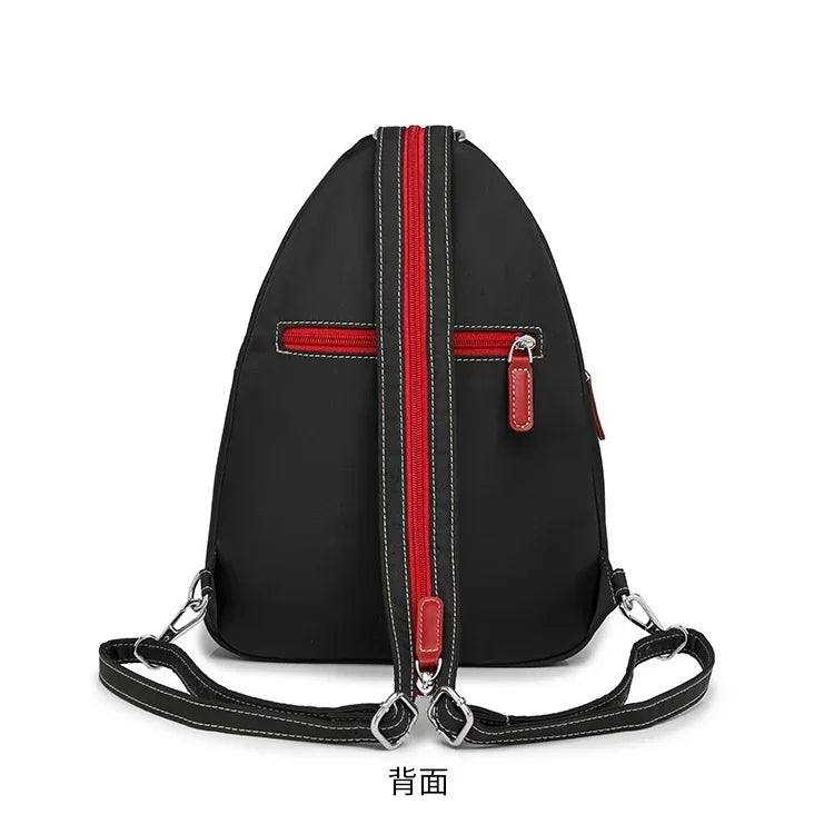 Casual Solid Nylon Designer Style Backpacks for Women 2025 High Quality Simple Versatile Commute Hot Trendy Sweet School Bags - Clikcy