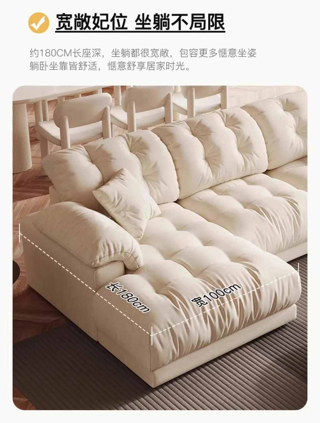 Nordic Modern Living Room Sofa Luxury Designer Fluffy Loveseat Lazy Sofa Lounge Cloud Divano Da Soggiorno Furniture Home