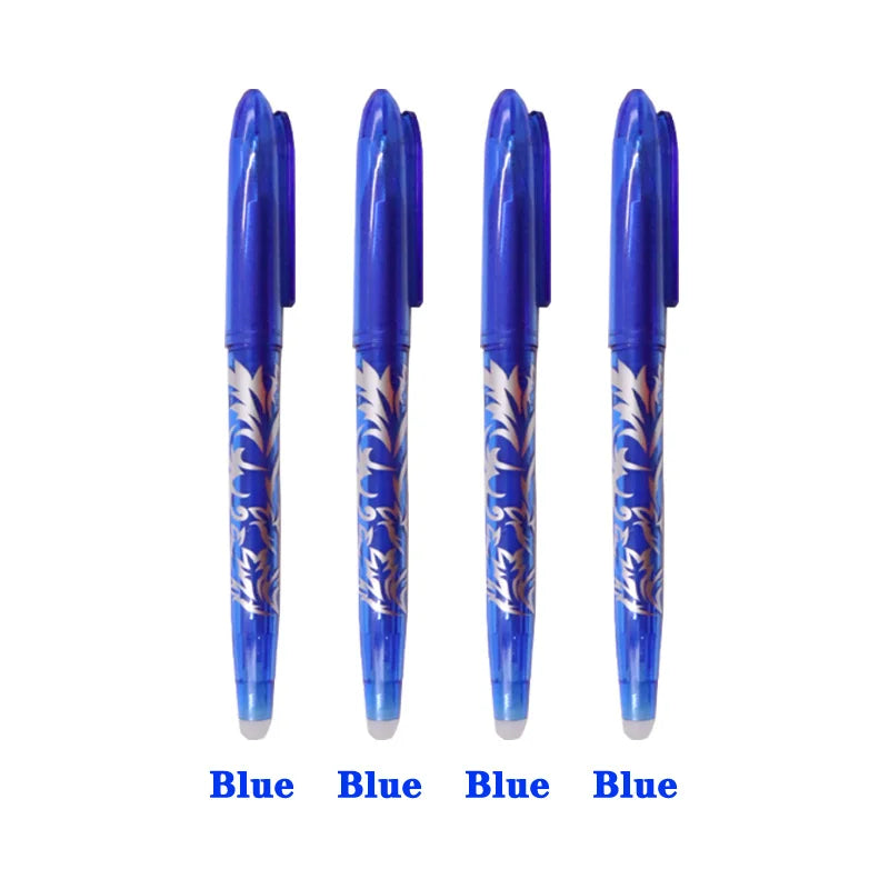 8/4pcs Erasable Gel Pen  Multi-Color0.5mm Tip Painting Writing Drawing School Black Blue Red Pink Orange Green Purple Light Blue - Clikcy