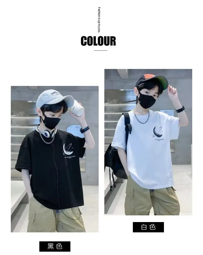 Kids Clothes Clothing For Boys T Shirts Boy Child Tee Shirt Children's T-shirts Summer  Short T-shirt Tops - Clikcy