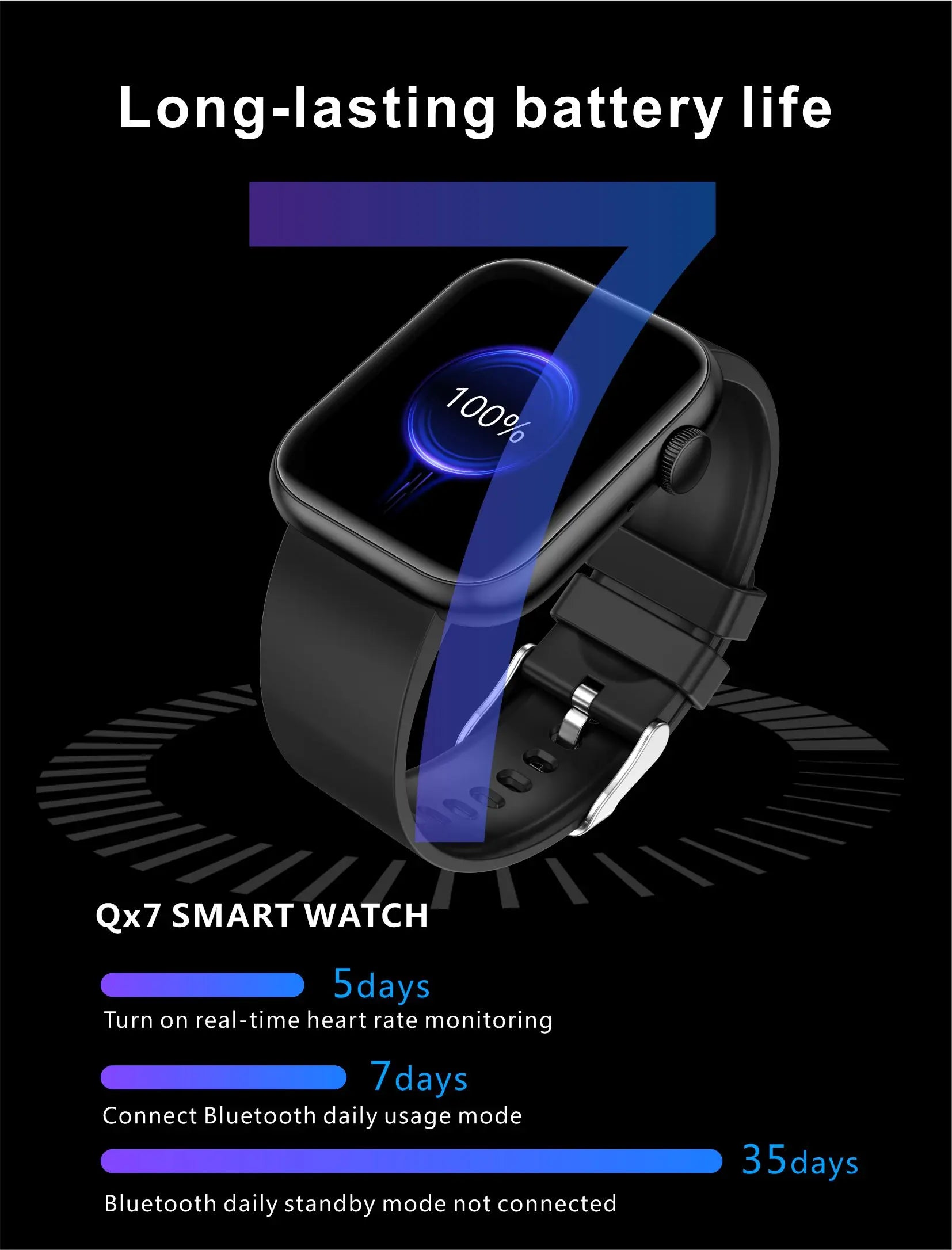 LIGE New Smart Watch 2025 Wireless Charging Smartwatch Bluetooth Calls Men Women Smartwatches Fitness Bracelet Custom Watch Face - Clikcy