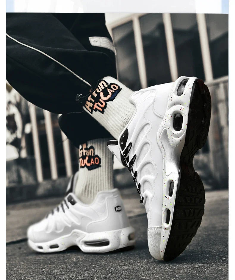 New Men's Air Cushion Running Shoes Designer Footwear Luxury Shoes Male Fitness Jogging Sneakers Basketball Antiskid Mens Tennis