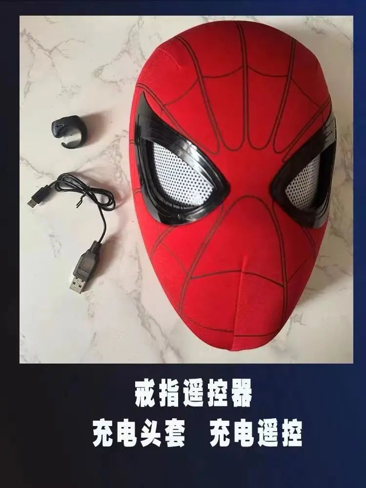Adult Spiderman Mask Superhero Spider-Man Kids Spiderman Mask Child Funny Adult Spider-Man Mask Anime Halloween Cosplay Costume - Clikcy