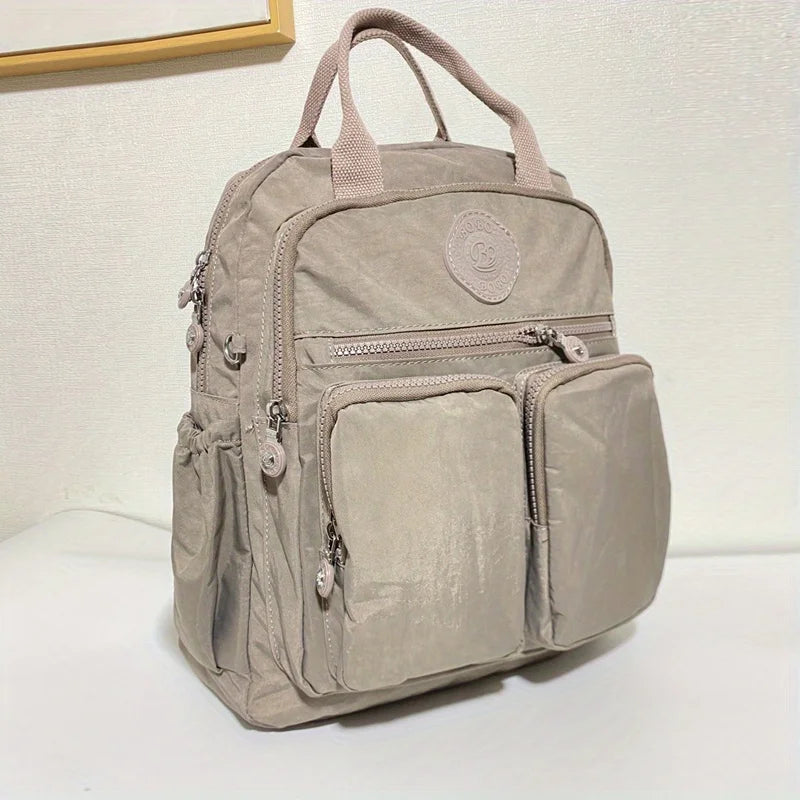 Large Capacity Backpack for Women Multi-pockets Nylon Women's Bag Causal Waterproof School Bags Laptop Backpack Stylish Backpack