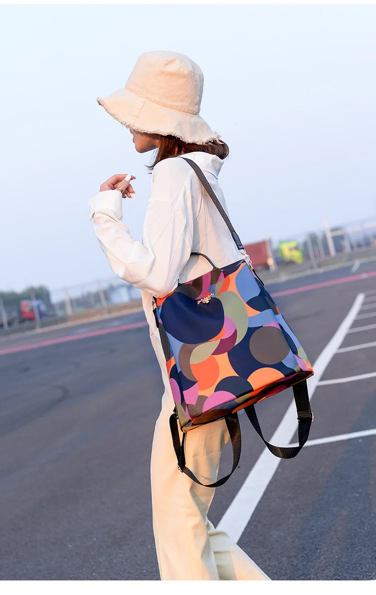 New Anti-Theft Fashion Backpack Women Casual Waterproof School Bags for Teenage Girl Multi-Function Shoulder Bag Travel Rucksack - Clikcy