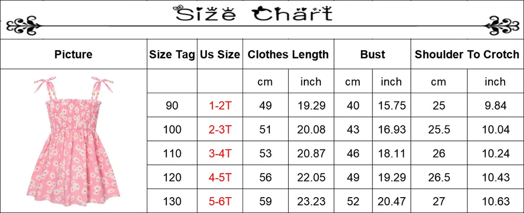 2025 Summer Girls Pure Cotton Print Dress For 2-6Years Children Fashion Floral Dress Kids  Suspenders Dress Casual Sundress - Clikcy