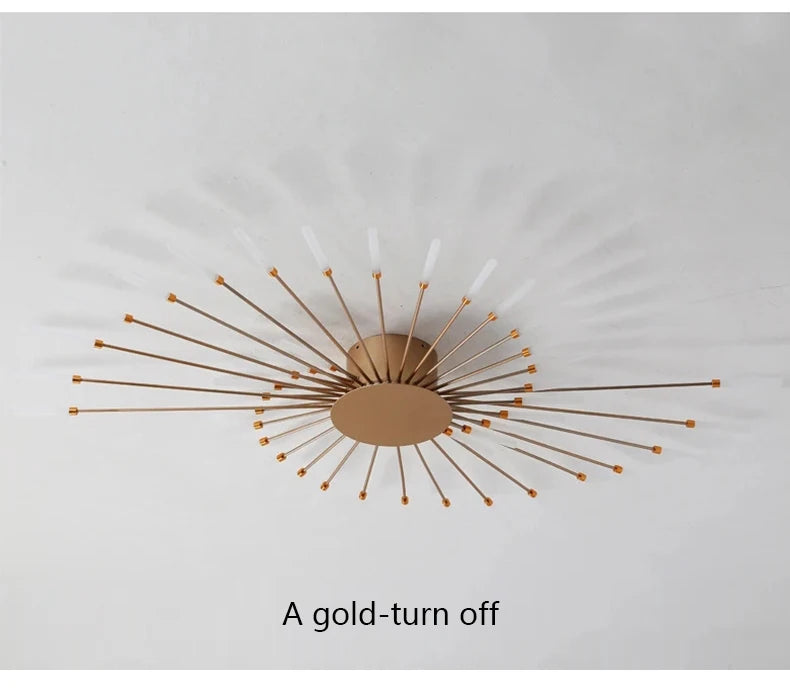 Modern Creativity Fireworks Led Ceiling Lights Living Dining Room Ceiling Chandeliers Lighting Bedroom Luster Lamps Luminaire - Clikcy