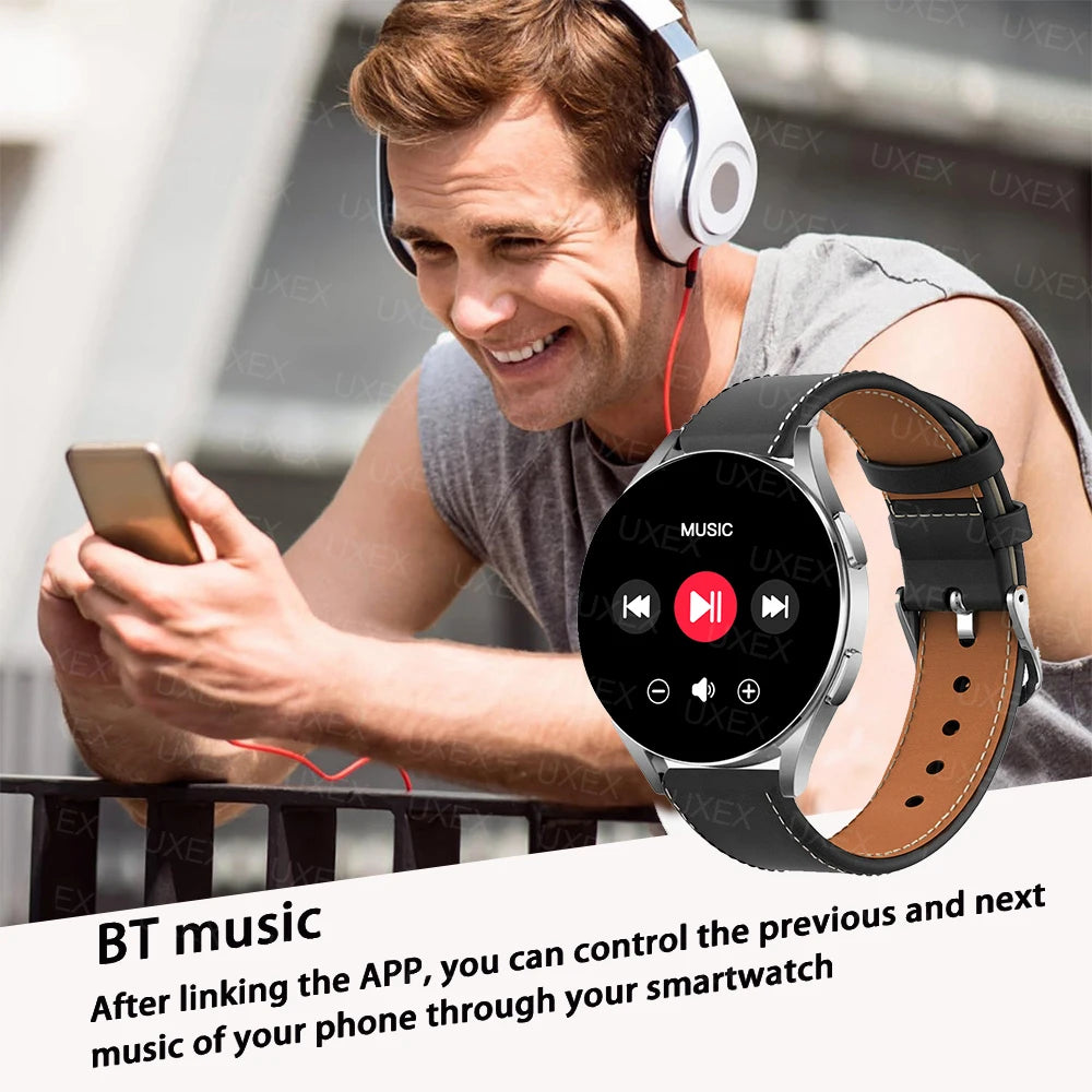 2025 New Business Smartwatch Men 1.32" inch Bluetooth Call Fitness Tracker Smart Wearable Women Wireless Call Watch Android IOS - Clikcy