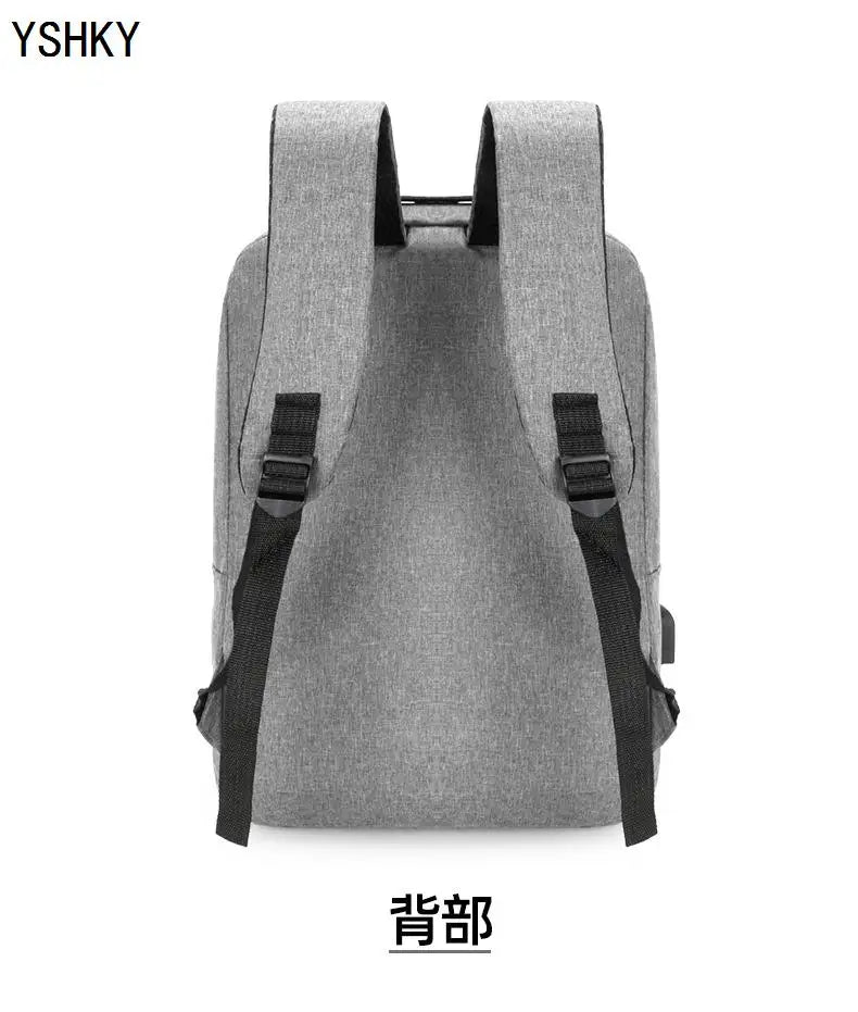 Women Fashion backpack soft leather multi-functional bag Polyester large capacity computer backpack - Clikcy
