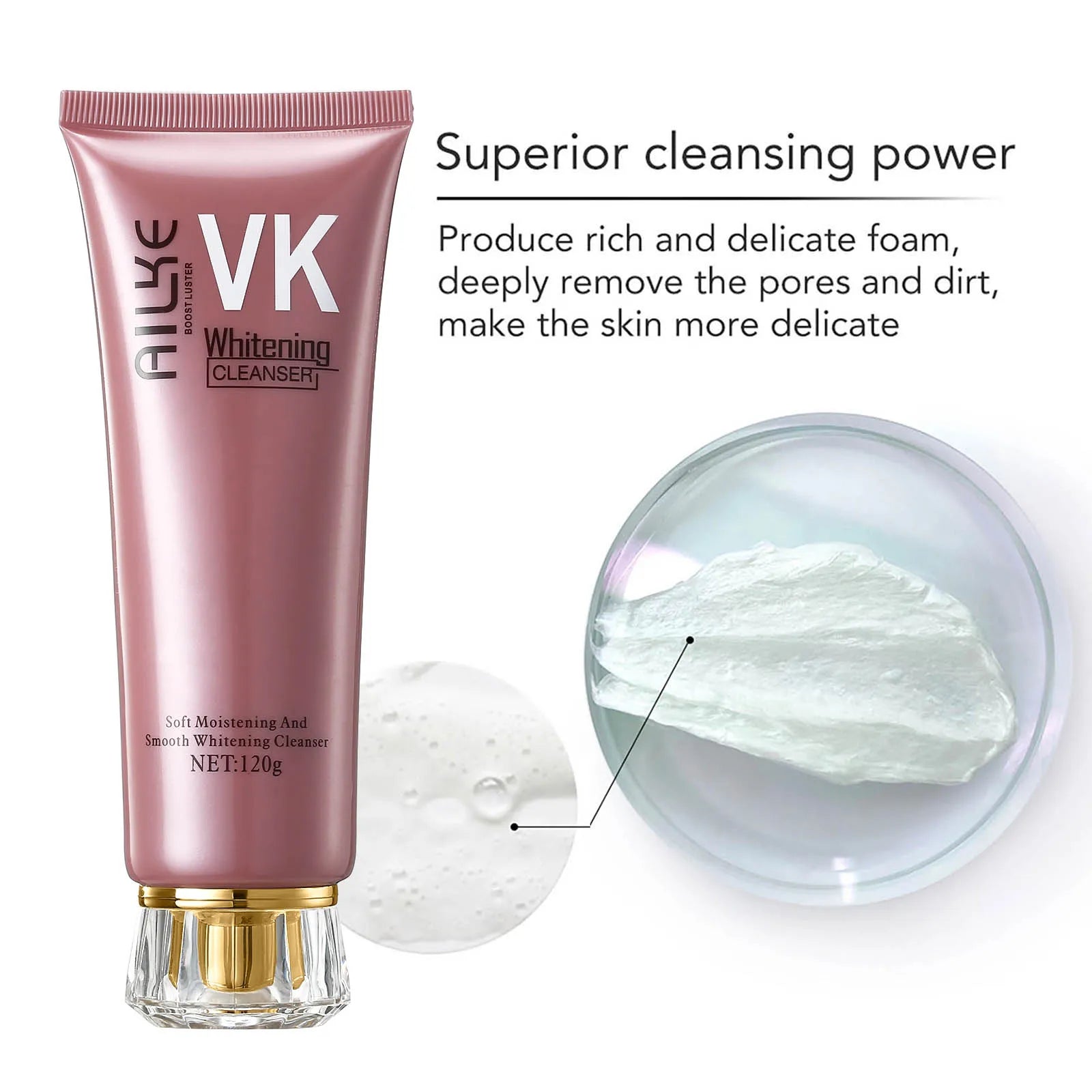 AILKE Face Cream With Hyaluronic Acid, Whitening Moisturizing Lifting Anti-aging, Women Sleeping Dry Korean Bleaching Skin Care - Clikcy