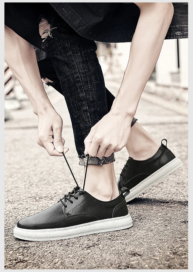 The 2025 New Men's Casual Shoes Feature A Durable and Anti-slip Upper, A Fashionable and Versatile Sole, and Are of High Quality - Clikcy