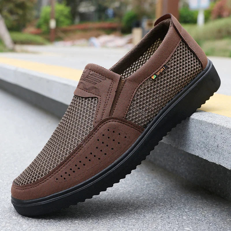 Comfortable Men Casual Shoes Breathable Mesh Summer Men Shoes New Non-slip Lightweight Shoes for Men 2024 - Clikcy