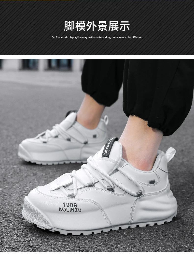 Hot Men's Bag-soled  Trendy Casual Shoes, 45 46 47 48 Size