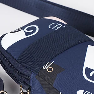 Buylor Nylon Mobile Phone Crossbody Bag for Women Waterproof Sport Wrist Bag Prints Fashion Women's Shoulder Bag Luxury Handbags - Clikcy