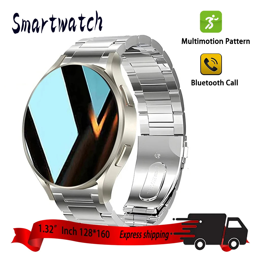 2025 New Business Smartwatch Men 1.32" inch Bluetooth Call Fitness Tracker Smart Wearable Women Wireless Call Watch Android IOS