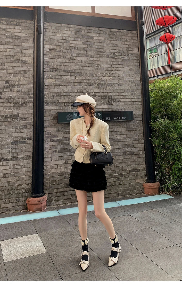 Women Flat With Shoes 2024 Designer Luxury Buckle Fashion Ladies Flats Shoes Slingback Pointed Toe Casual Female Sandals Mules - Clikcy